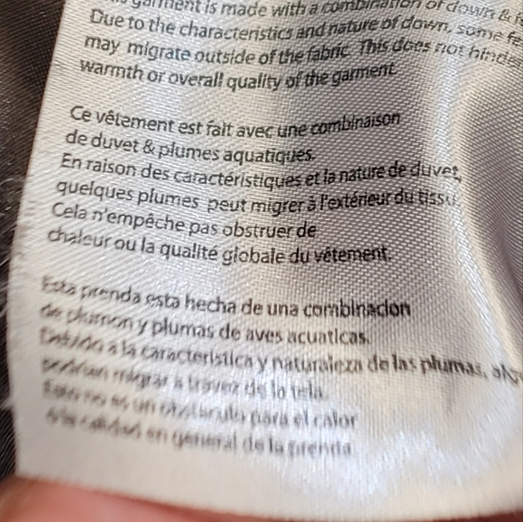 Michael Kors Coat Jacket Puffer Hood Hood Detachable Chocolate Brown Gold Size L - Picture 10 of 16